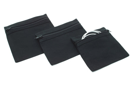 CushCase Accessory Pouch - Pioneer Waxed Canvas - Black